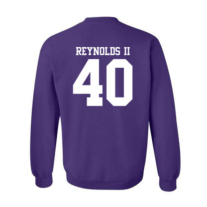 Northwestern - NCAA Football : Jason Reynolds II - Classic Shersey Crewneck Sweatshirt-1