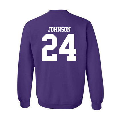 Northwestern - NCAA Football : Jamaal Johnson - Classic Shersey Crewneck Sweatshirt-1