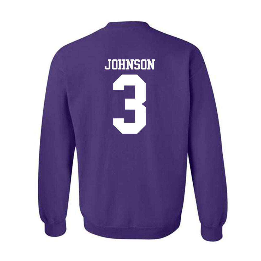 Northwestern - NCAA Men's Soccer : Andrew Johnson - Classic Shersey Crewneck Sweatshirt-1