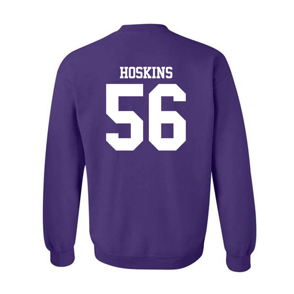 Northwestern - NCAA Football : Tre Hoskins - Classic Shersey Crewneck Sweatshirt-1