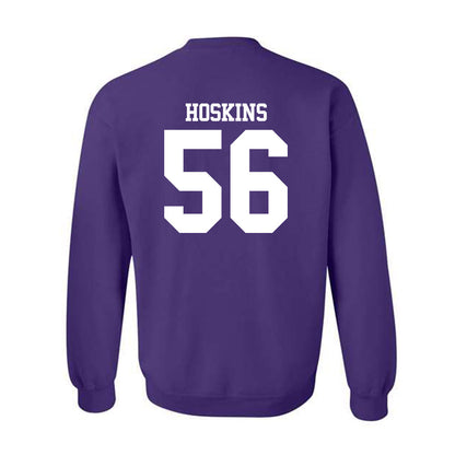 Northwestern - NCAA Football : Tre Hoskins - Classic Shersey Crewneck Sweatshirt-1