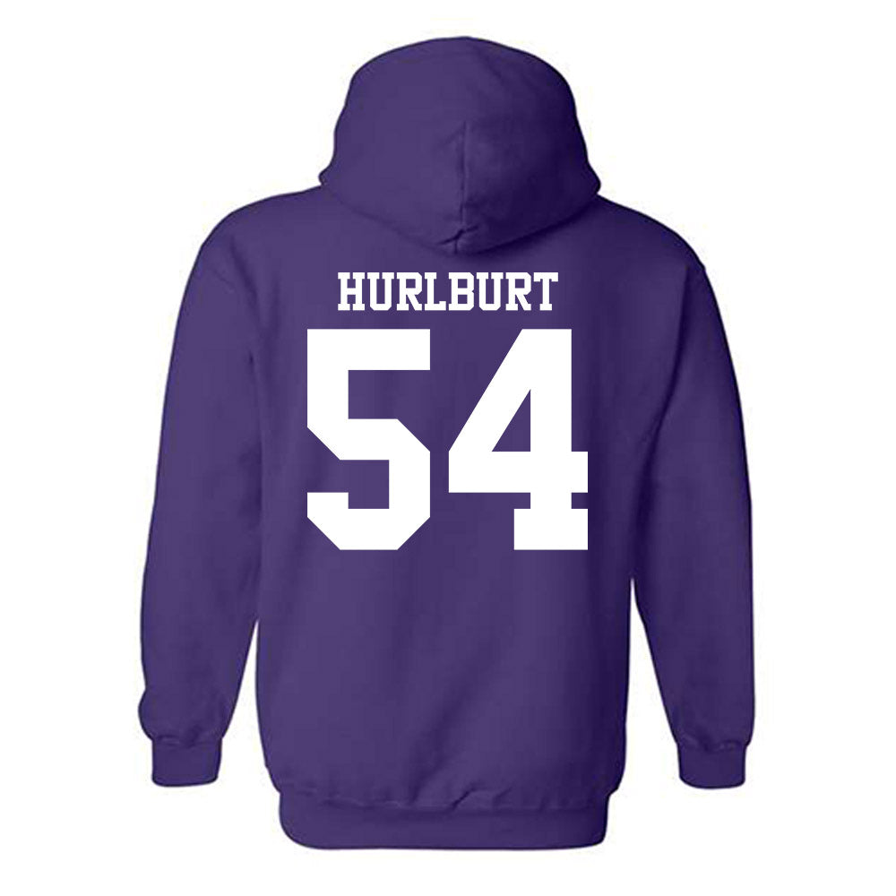 Northwestern - NCAA Men's Basketball : Gus Hurlburt - Classic Shersey Hooded Sweatshirt-1