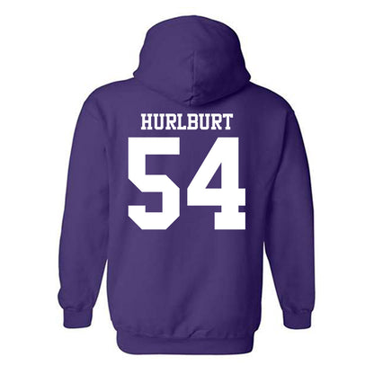 Northwestern - NCAA Men's Basketball : Gus Hurlburt - Classic Shersey Hooded Sweatshirt-1