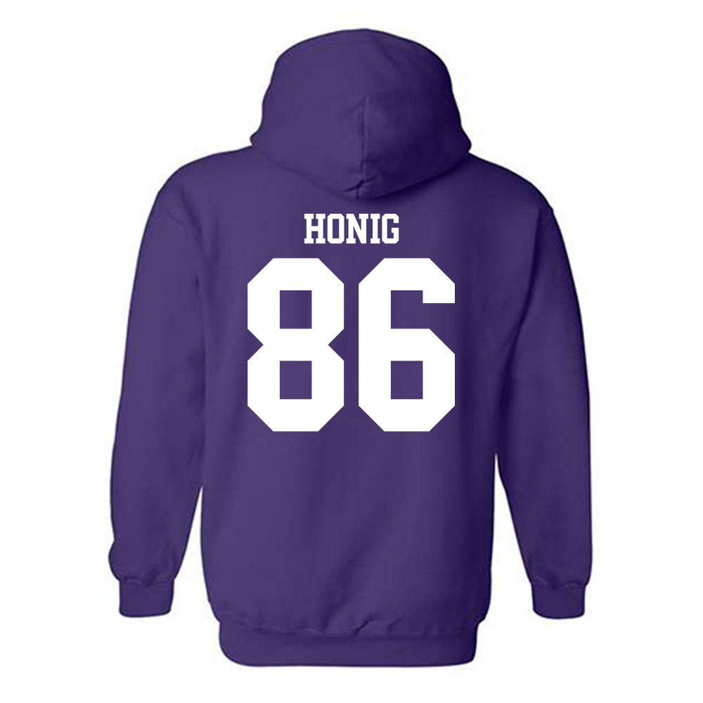 Northwestern - NCAA Football : Alexander Honig - Classic Shersey Hooded Sweatshirt-1