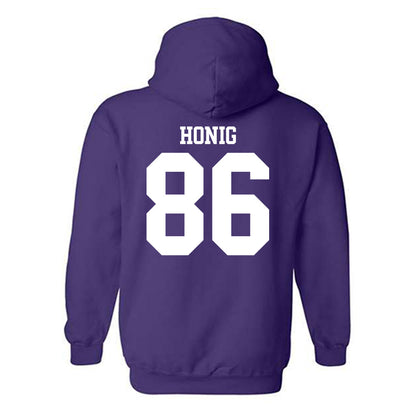 Northwestern - NCAA Football : Alexander Honig - Classic Shersey Hooded Sweatshirt-1