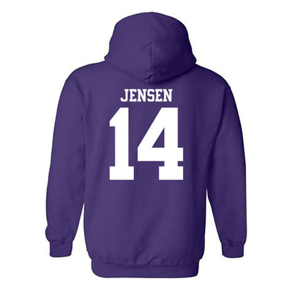 Northwestern - NCAA Softball : Kylee Jensen - Classic Shersey Hooded Sweatshirt-1