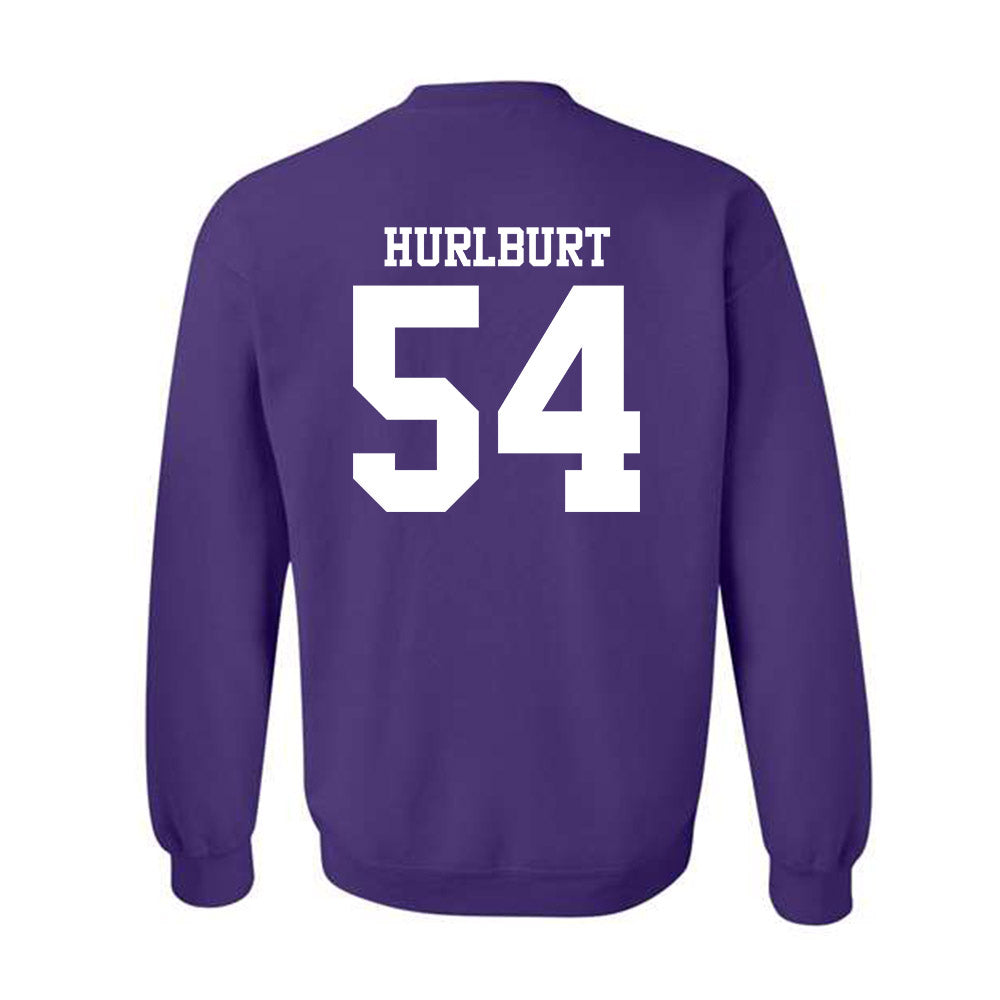 Northwestern - NCAA Men's Basketball : Gus Hurlburt - Classic Shersey Crewneck Sweatshirt-1