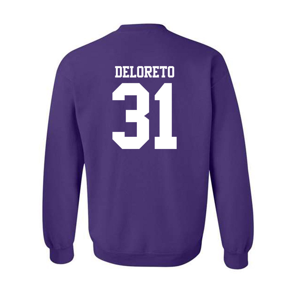Northwestern - NCAA Baseball : Dominic DeLoreto - Classic Shersey Crewneck Sweatshirt-1