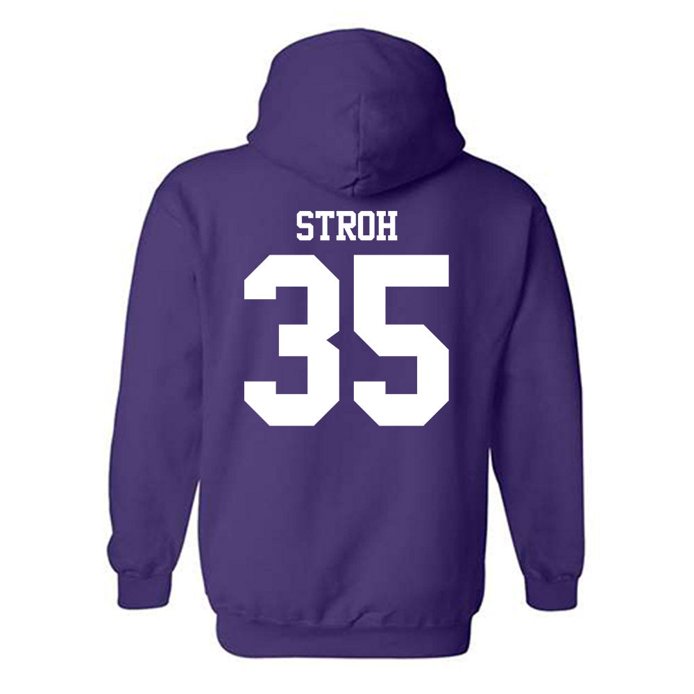 Northwestern - NCAA Women's Lacrosse : Brooke Stroh - Classic Shersey Hooded Sweatshirt-1
