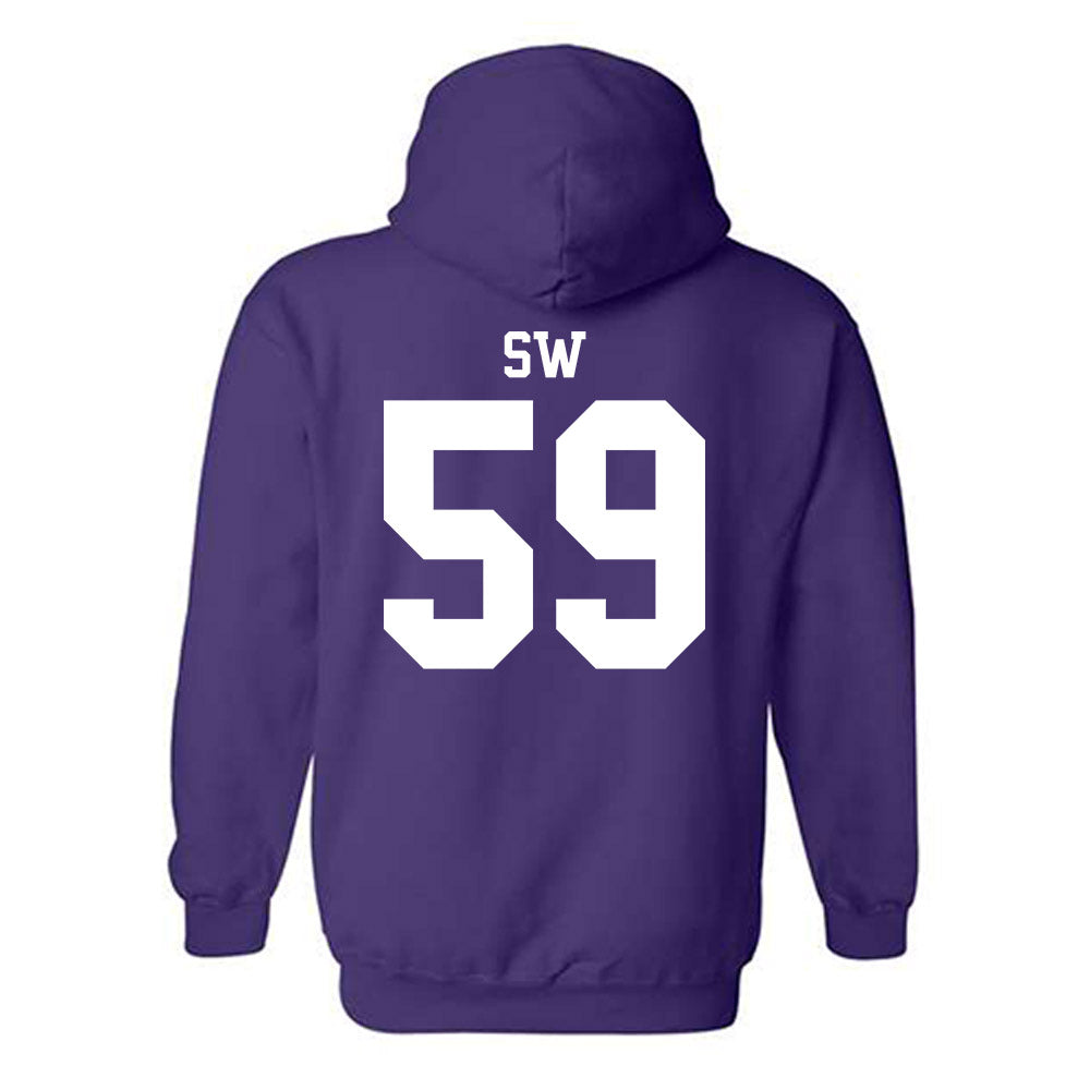 Northwestern - NCAA Football : Glory SW - Classic Shersey Hooded Sweatshirt-1