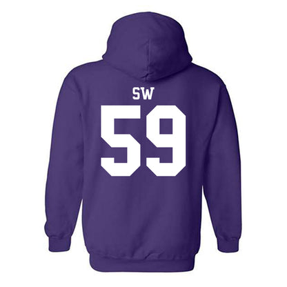 Northwestern - NCAA Football : Glory SW - Classic Shersey Hooded Sweatshirt-1