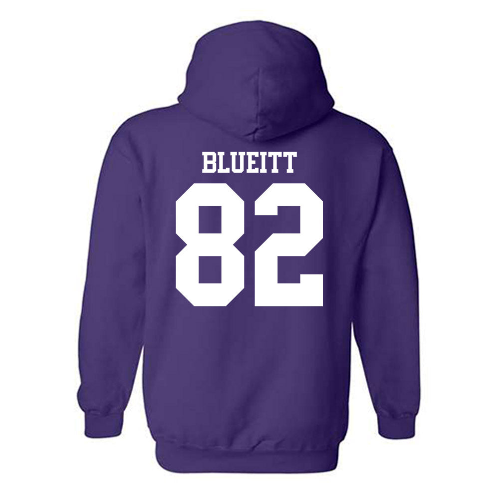 Northwestern - NCAA Football : Braden Blueitt - Classic Shersey Hooded Sweatshirt-1