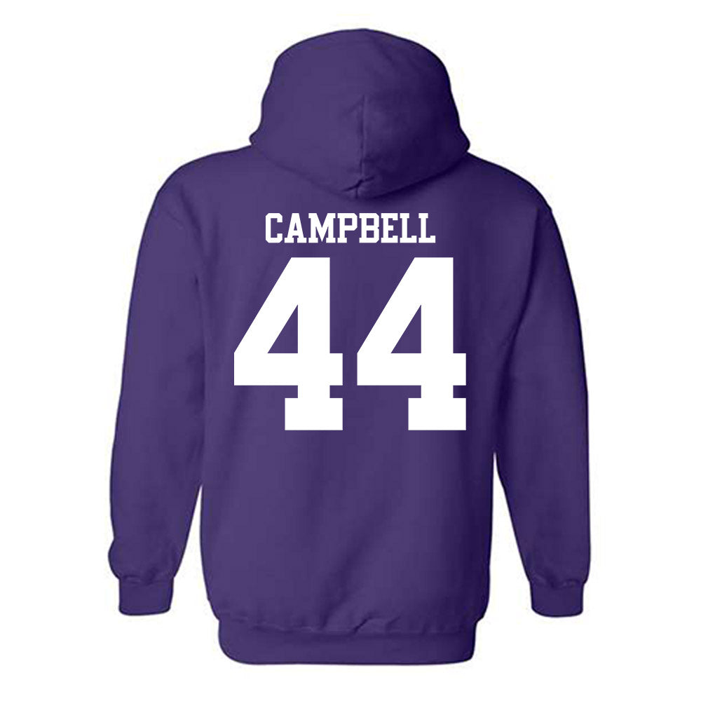 Northwestern - NCAA Football : Callen Campbell - Classic Shersey Hooded Sweatshirt-1