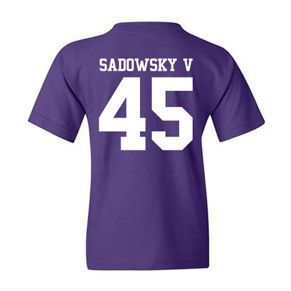 Northwestern - NCAA Football : Jack Sadowsky V - Classic Shersey Youth T-Shirt-1