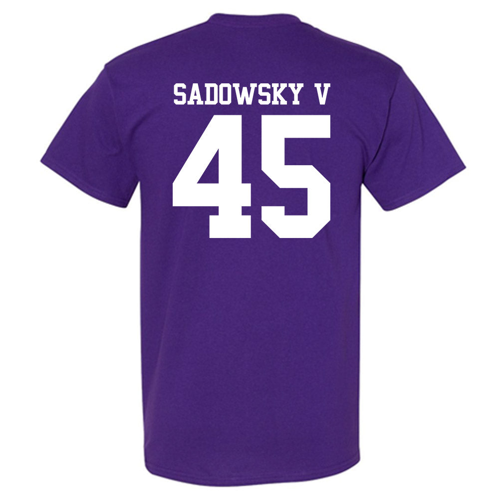 Northwestern - NCAA Football : Jack Sadowsky V - Classic Shersey T-Shirt-1