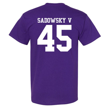 Northwestern - NCAA Football : Jack Sadowsky V - Classic Shersey T-Shirt-1