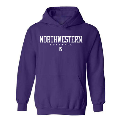 Northwestern - NCAA Softball : Kylee Jensen - Classic Shersey Hooded Sweatshirt-0