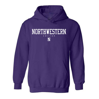 Northwestern - NCAA Men's Soccer : Gabriel Smyth - Classic Shersey Hooded Sweatshirt-0