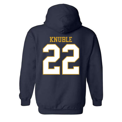Notre Dame - NCAA Men's Ice Hockey : Cole Knuble - Generic Shersey Hooded Sweatshirt