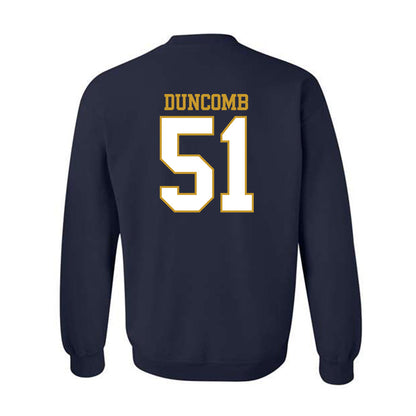 Notre Dame - NCAA Men's Basketball : Logan Duncomb - Generic Shersey Crewneck Sweatshirt-1