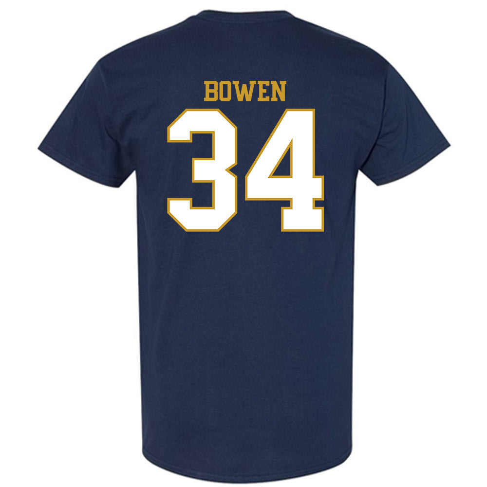 Notre Dame - NCAA Football : Drayk Bowen - Generic Shersey T-Shirt-1