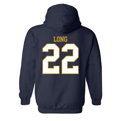 Notre Dame - NCAA Football : Ethan Long - Generic Shersey Hooded Sweatshirt-1
