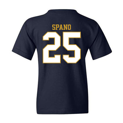 Notre Dame - NCAA Men's Lacrosse : Tyler Spano - Generic Shersey Youth T-Shirt-1