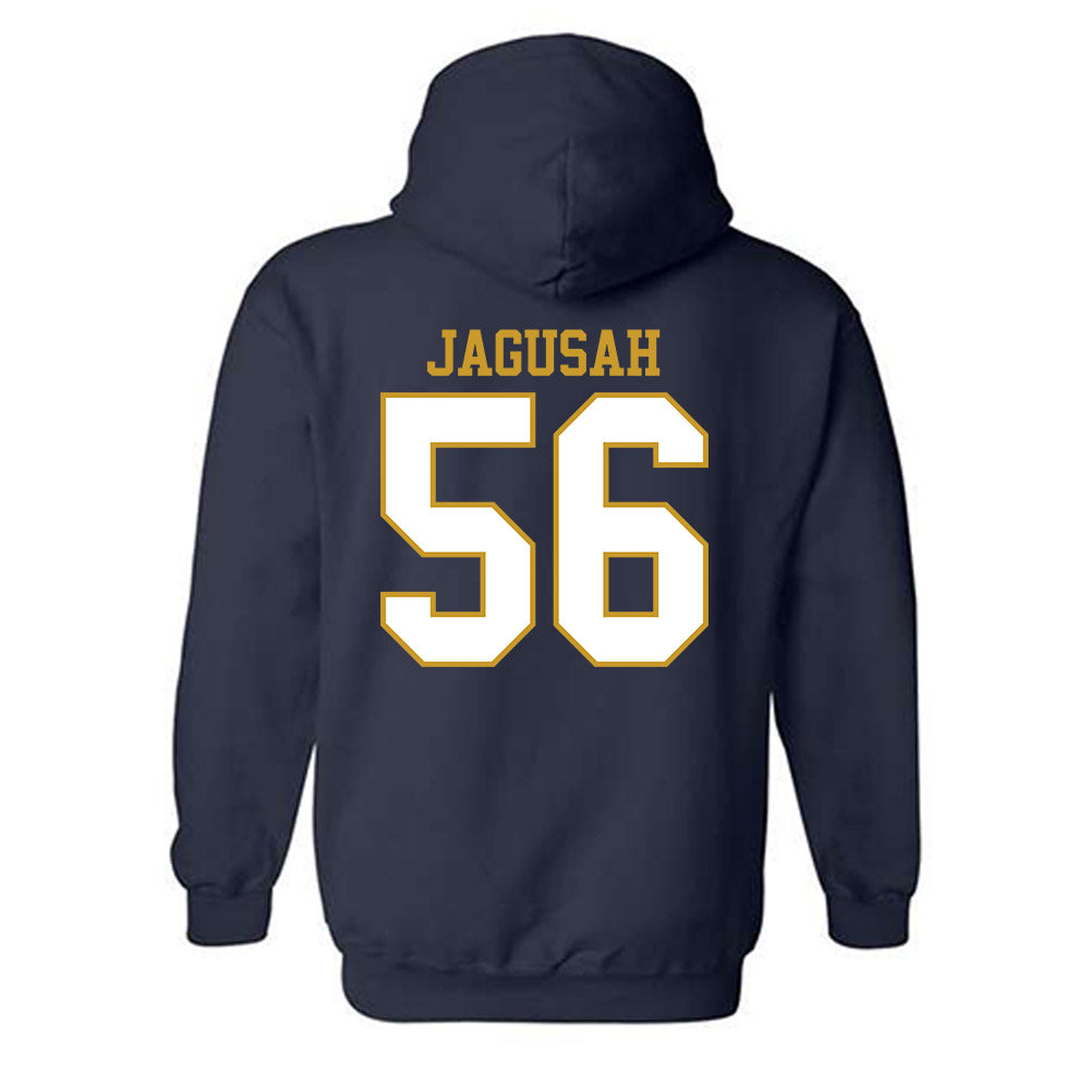 Notre Dame - NCAA Football : Charles Jagusah - Generic Shersey Hooded Sweatshirt-1