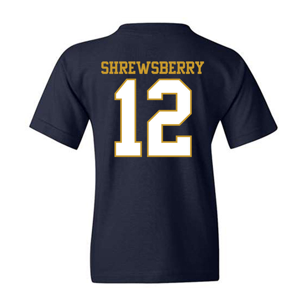 Notre Dame - NCAA Men's Basketball : Nick Shrewsberry - Generic Shersey Youth T-Shirt-1