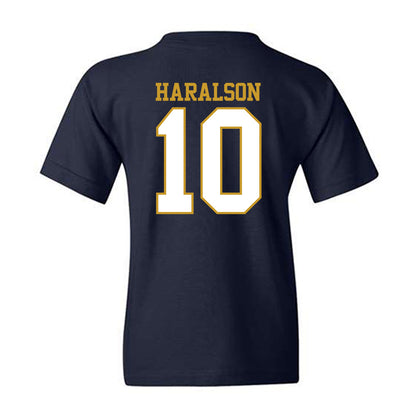 Notre Dame - NCAA Men's Basketball : Jalen Haralson - Generic Shersey Youth T-Shirt-1