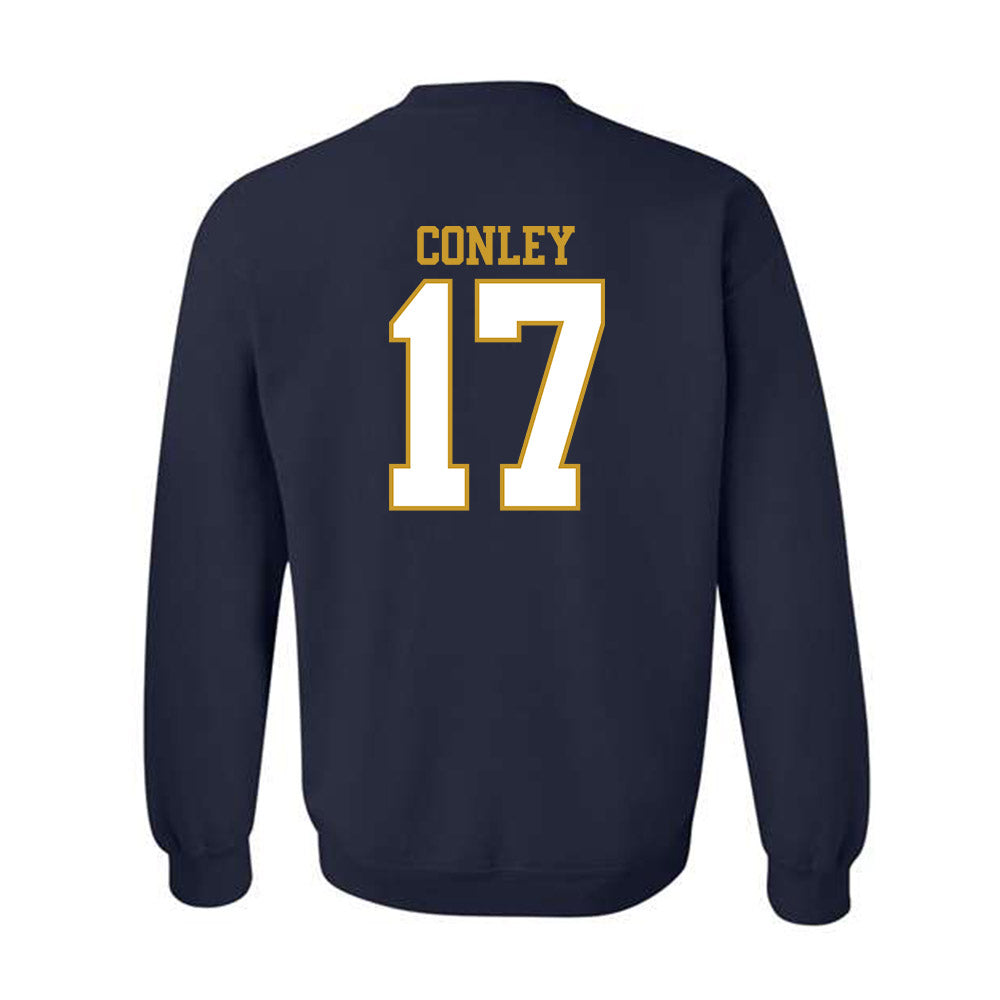 Notre Dame - NCAA Women's Lacrosse : Angie Conley - Generic Shersey Crewneck Sweatshirt-1
