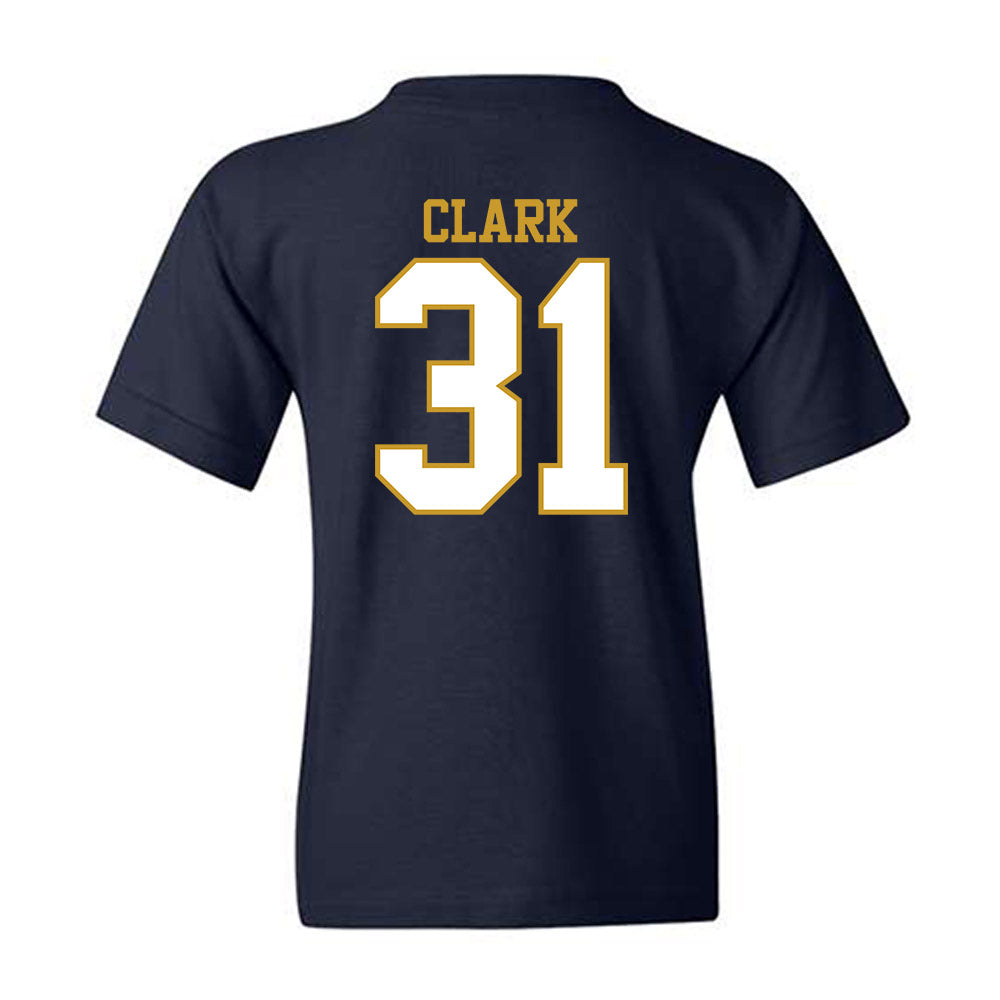 Notre Dame - NCAA Baseball : Evan Clark - Generic Shersey Youth T-Shirt-1