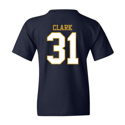 Notre Dame - NCAA Baseball : Evan Clark - Generic Shersey Youth T-Shirt-1