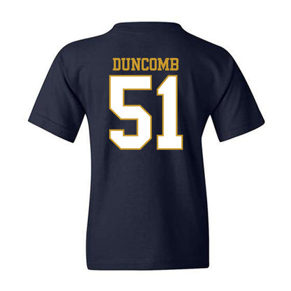 Notre Dame - NCAA Men's Basketball : Logan Duncomb - Generic Shersey Youth T-Shirt-1