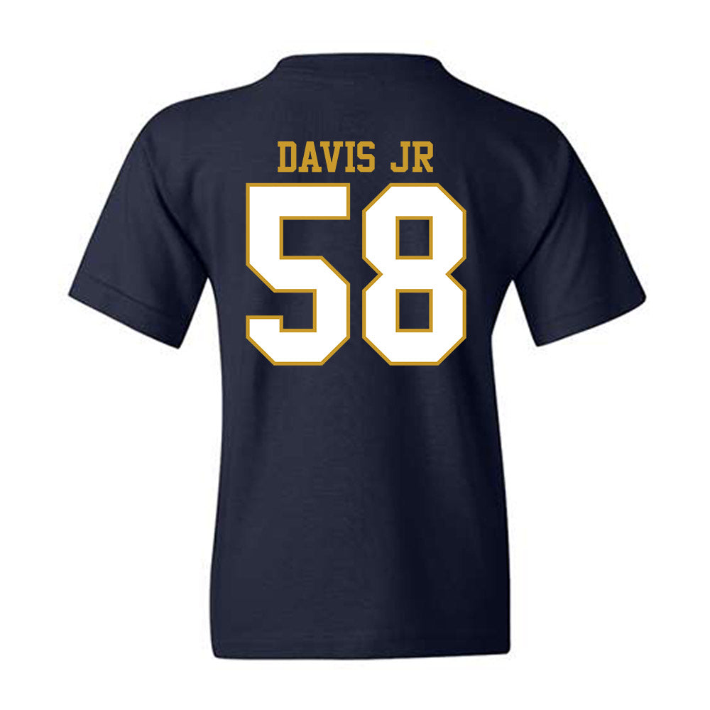 Notre Dame - NCAA Football : Thomas Davis Jr - Generic Shersey Youth T-Shirt-1
