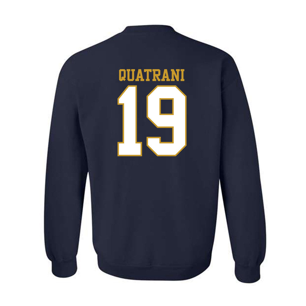 Notre Dame - NCAA Baseball : Mark Quatrani - Generic Shersey Crewneck Sweatshirt-1