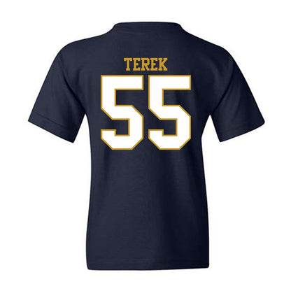 Notre Dame - NCAA Football : Christopher Terek - Generic Shersey Youth T-Shirt-1