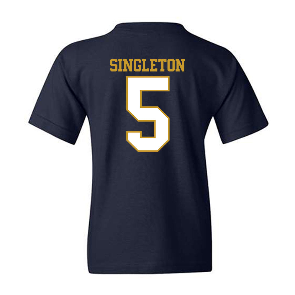 Notre Dame - NCAA Baseball : Dylan Singleton - Generic Shersey Youth T-Shirt-1