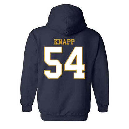 Notre Dame - NCAA Football : Anthonie Knapp - Generic Shersey Hooded Sweatshirt-1