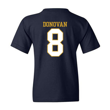 Notre Dame - NCAA Men's Lacrosse : Andrew Donovan - Generic Shersey Youth T-Shirt-1