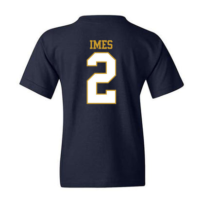 Notre Dame - NCAA Men's Basketball : Logan Imes - Generic Shersey Youth T-Shirt-1