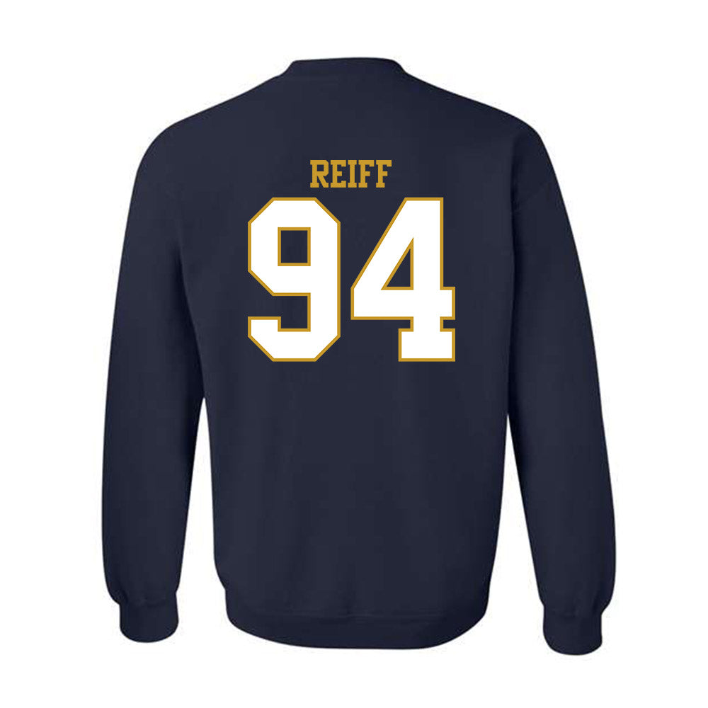 Notre Dame - NCAA Football : Joe Reiff - Generic Shersey Crewneck Sweatshirt-1