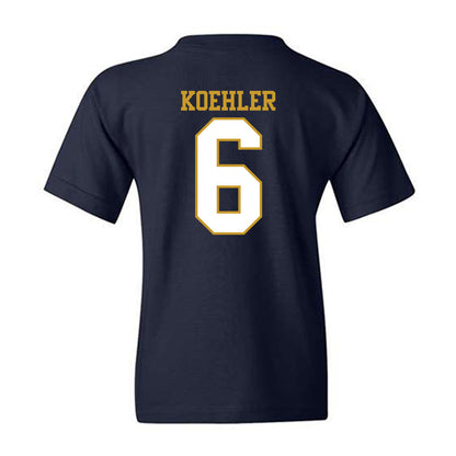 Notre Dame - NCAA Men's Basketball : Brady Koehler - Generic Shersey Youth T-Shirt-1