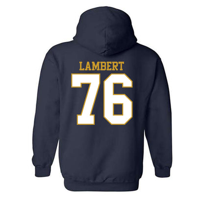 Notre Dame - NCAA Football : Guerby Lambert - Generic Shersey Hooded Sweatshirt-1