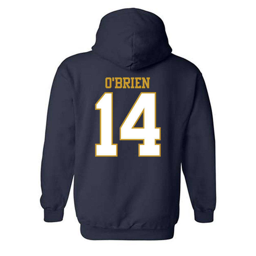 Notre Dame - NCAA Women's Lacrosse : Franny O'Brien - Generic Shersey Hooded Sweatshirt-1