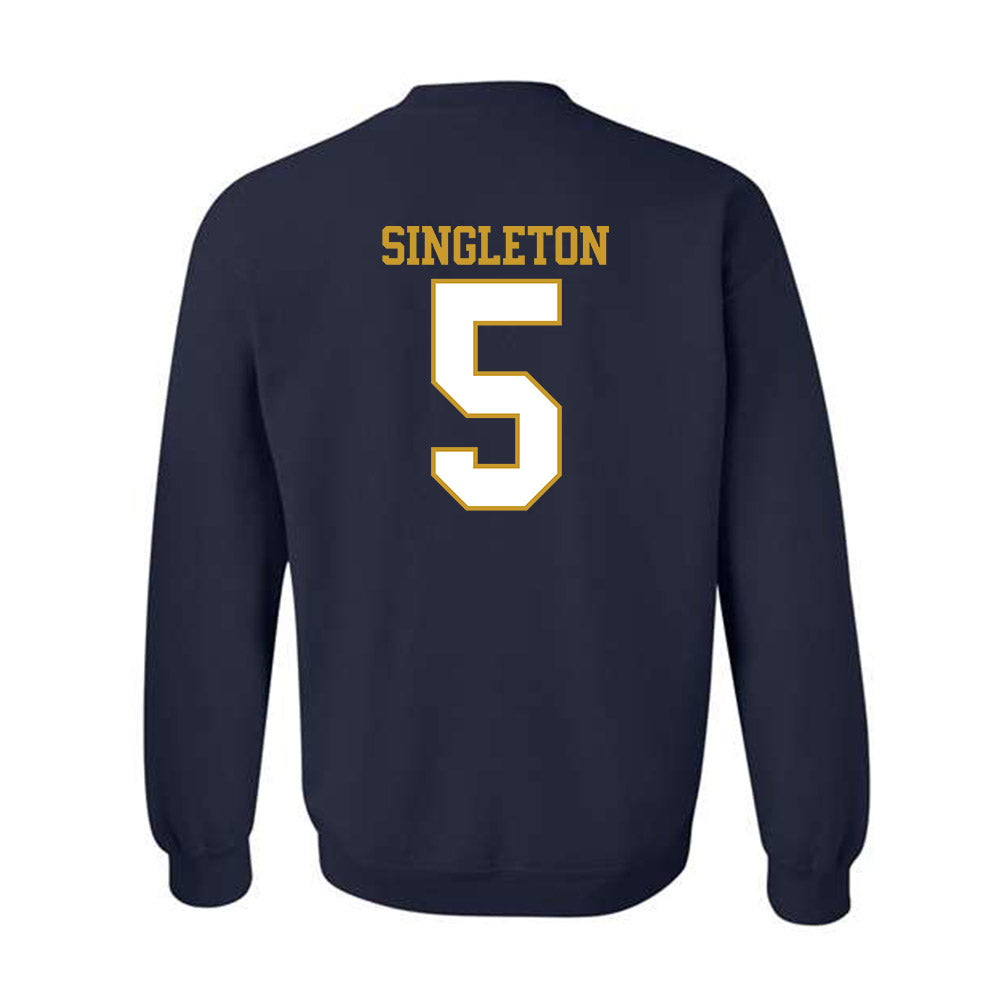Notre Dame - NCAA Baseball : Dylan Singleton - Generic Shersey Crewneck Sweatshirt-1