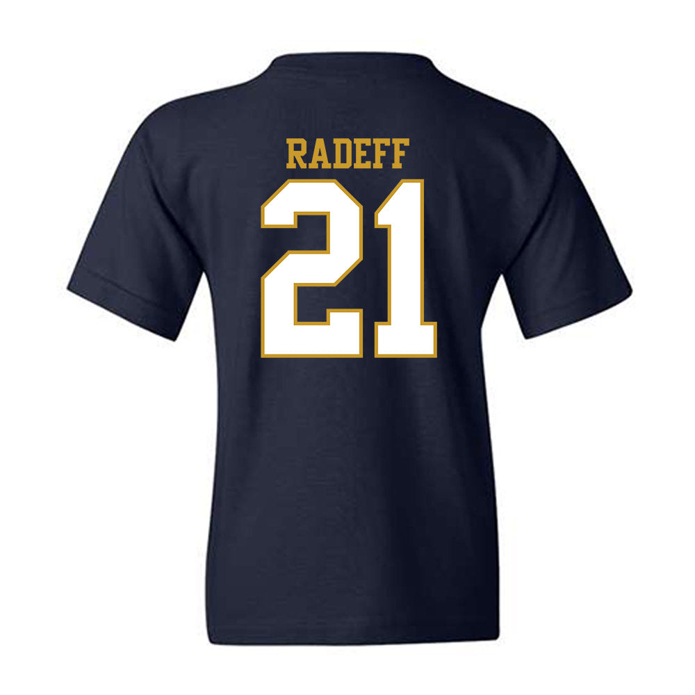 Notre Dame - NCAA Women's Volleyball : Mia Radeff - Generic Shersey Youth T-Shirt-1