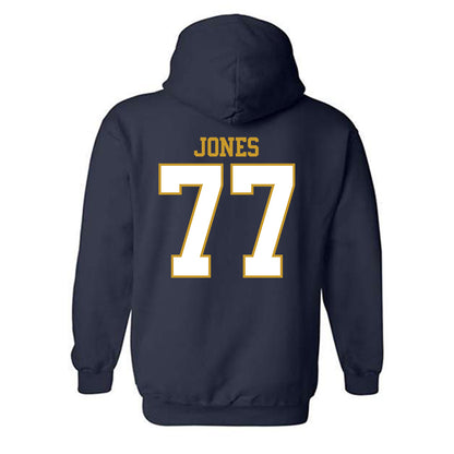 Notre Dame - NCAA Football : Peter Jones - Generic Shersey Hooded Sweatshirt-1