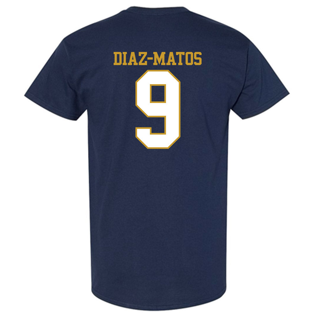 Notre Dame - NCAA Men's Lacrosse : Aidan Diaz-Matos - Generic Shersey T-Shirt-1