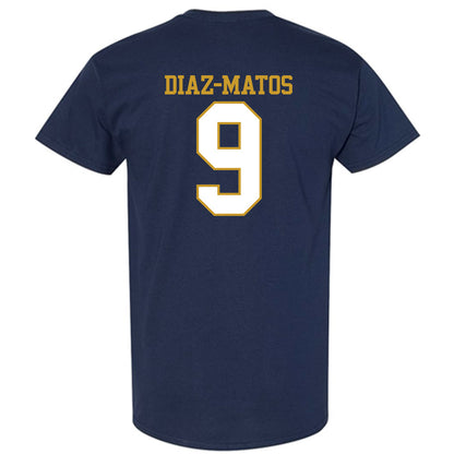 Notre Dame - NCAA Men's Lacrosse : Aidan Diaz-Matos - Generic Shersey T-Shirt-1